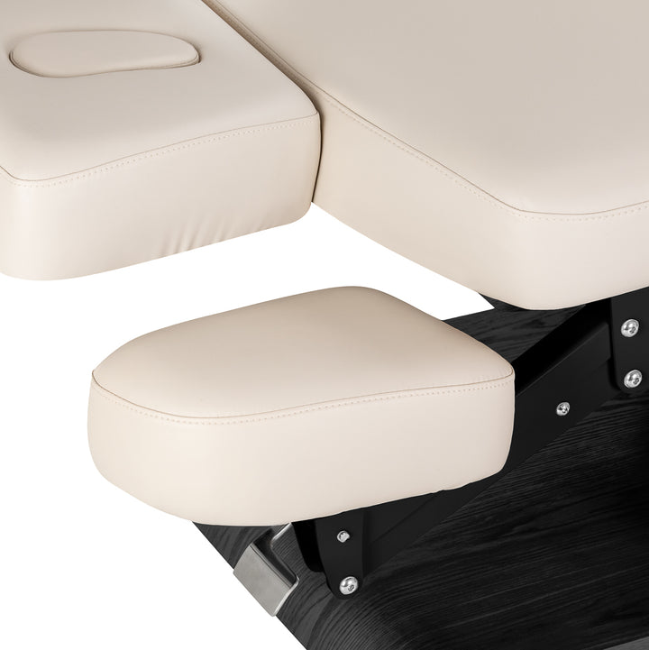 Lettino da massaggio elettrico Sillon Relax Crema-Nero - immagine 8