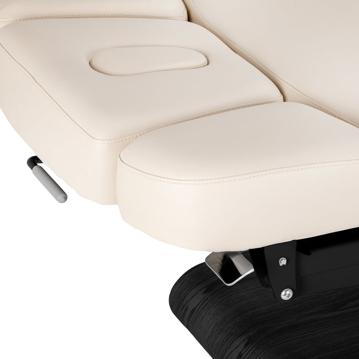 Lettino da massaggio elettrico Sillon Relax Crema-Nero - immagine 9