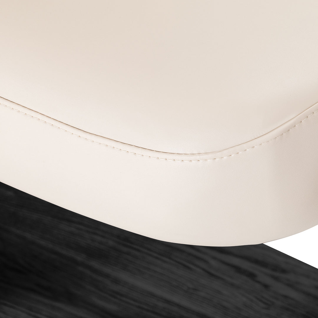 Lettino da massaggio elettrico Sillon Relax Crema-Nero - immagine 10
