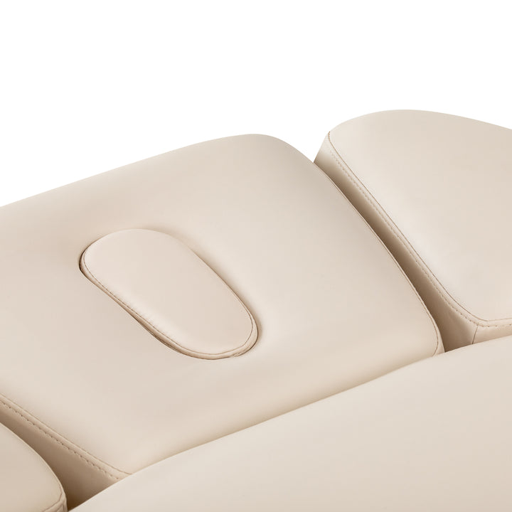 Lettino da massaggio elettrico Sillon Relax Crema-Nero - immagine 11