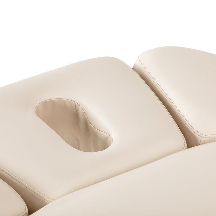 Lettino da massaggio elettrico Sillon Relax Crema-Nero - immagine 12