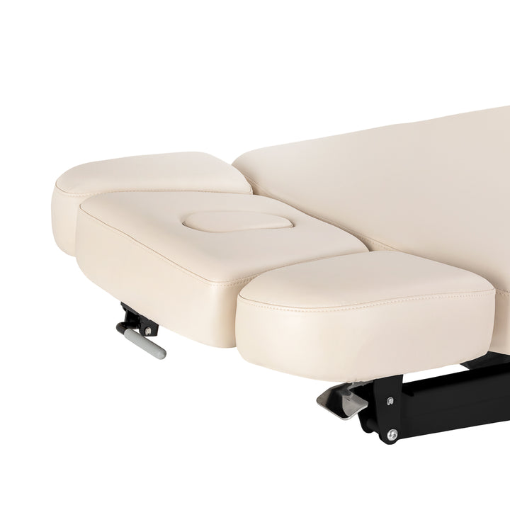 Lettino da massaggio elettrico Sillon Relax Crema-Nero - immagine 13