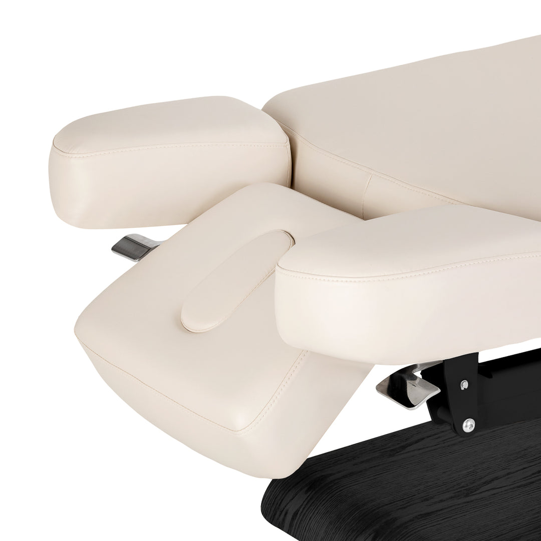 Lettino da massaggio elettrico Sillon Relax Crema-Nero - immagine 14