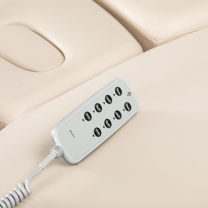 Lettino da massaggio elettrico Sillon Relax Crema-Nero - immagine 17