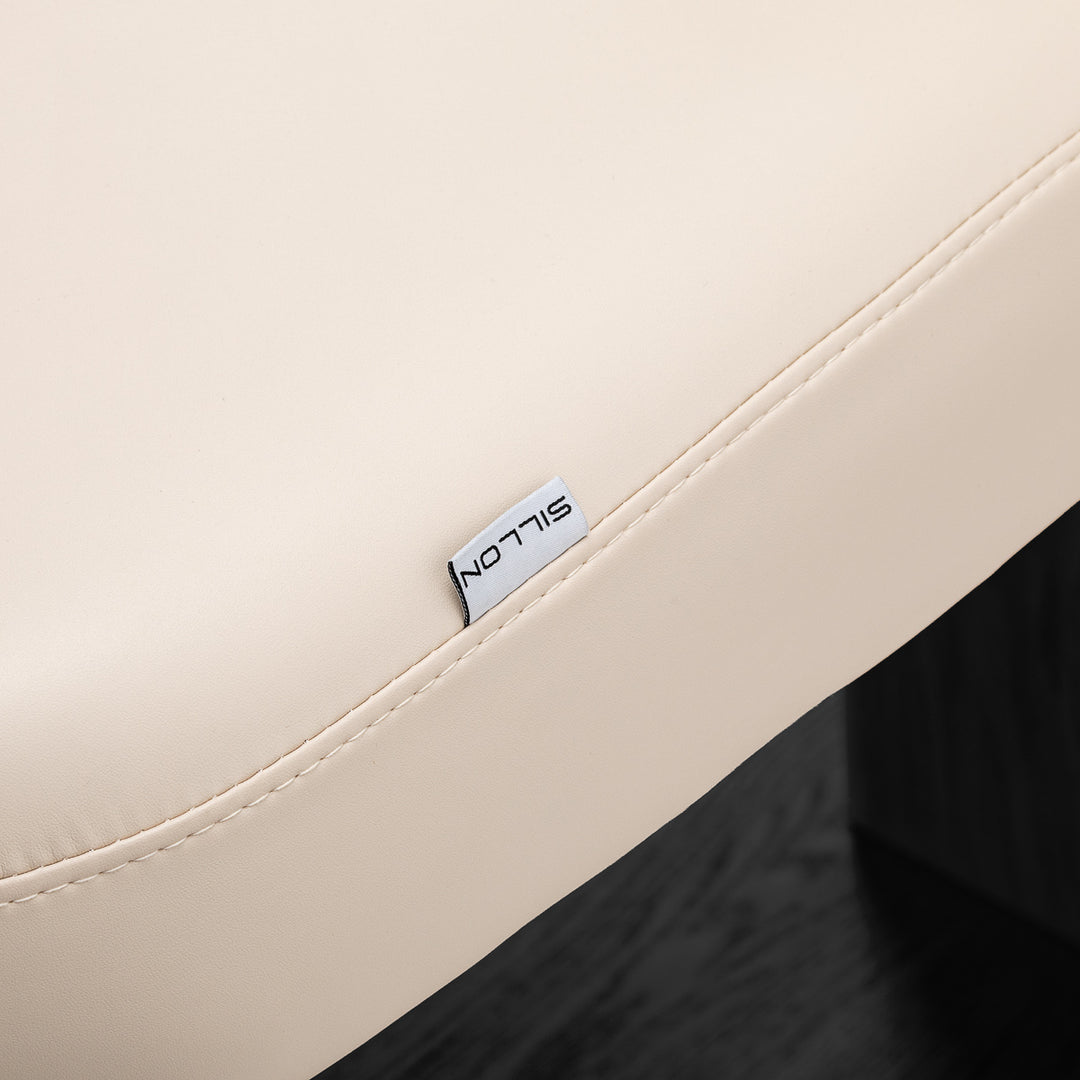 Lettino da massaggio elettrico Sillon Relax Crema-Nero - immagine 18
