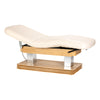 Lettino da massaggio elettrico Sillon Comfort Crema-Marrone chiaro