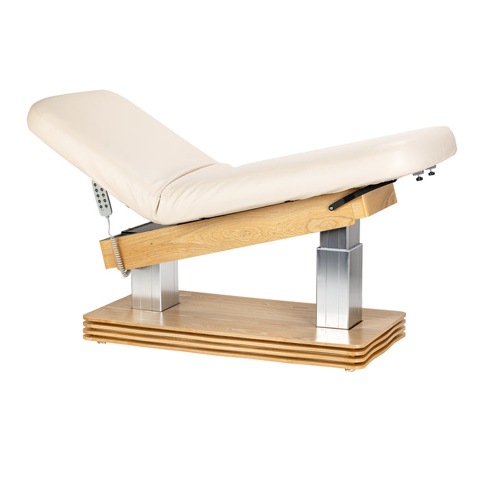 Lettino da massaggio elettrico Sillon Comfort Crema-Marrone chiaro - immagine 3