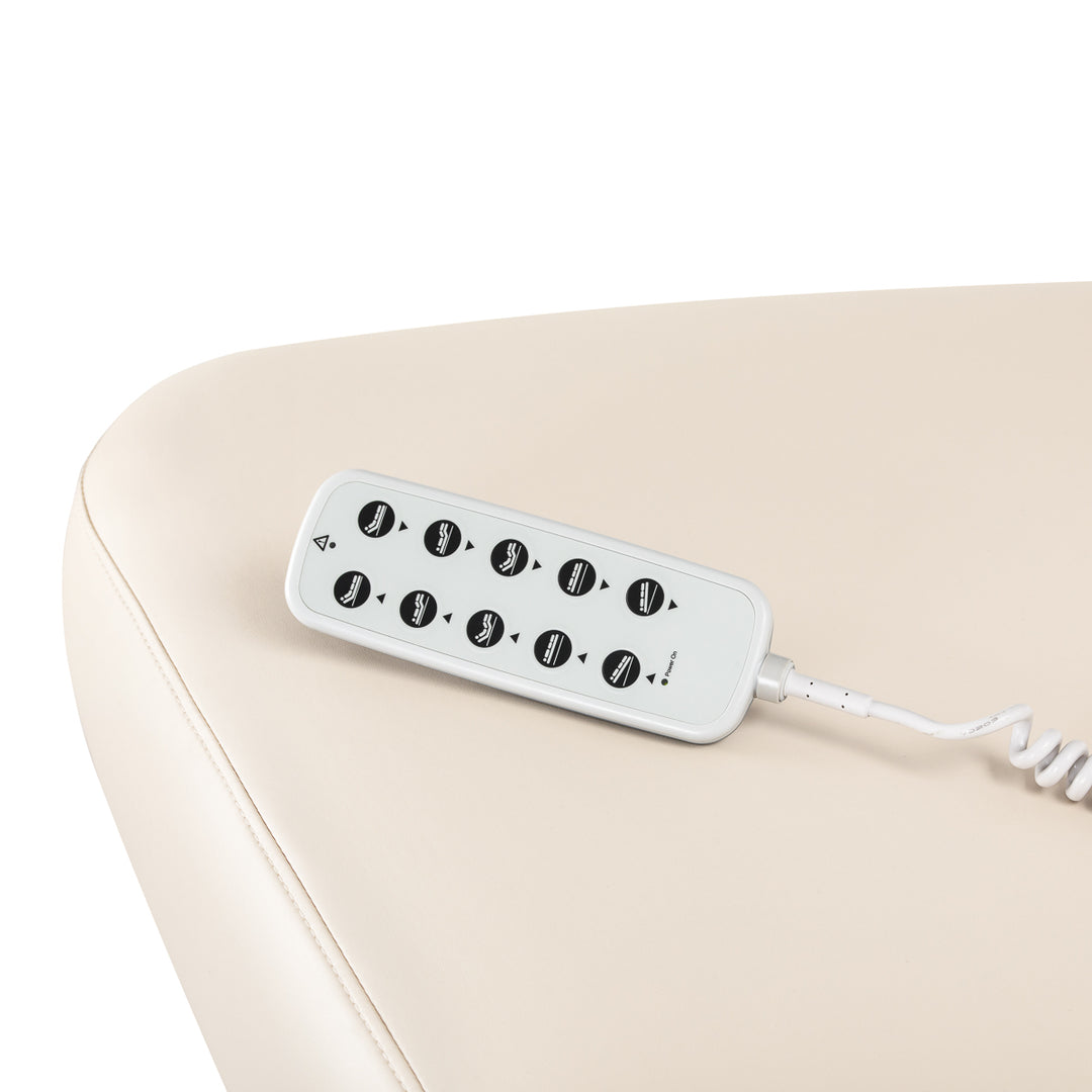 Lettino da massaggio elettrico Sillon Comfort Crema-Marrone chiaro - immagine 15