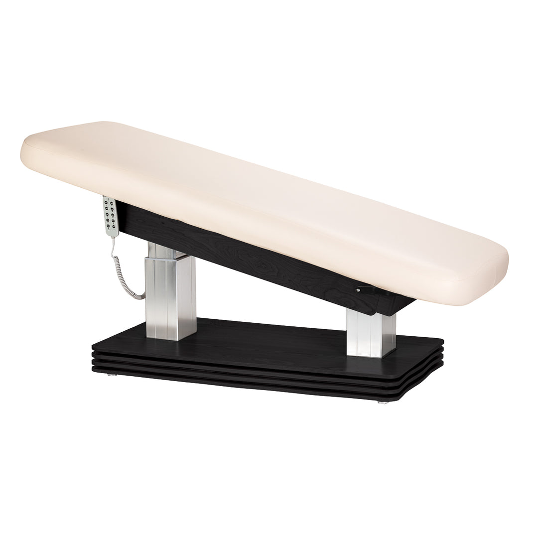 Lettino da massaggio elettrico Sillon Comfort Crema-Nero - immagine 4