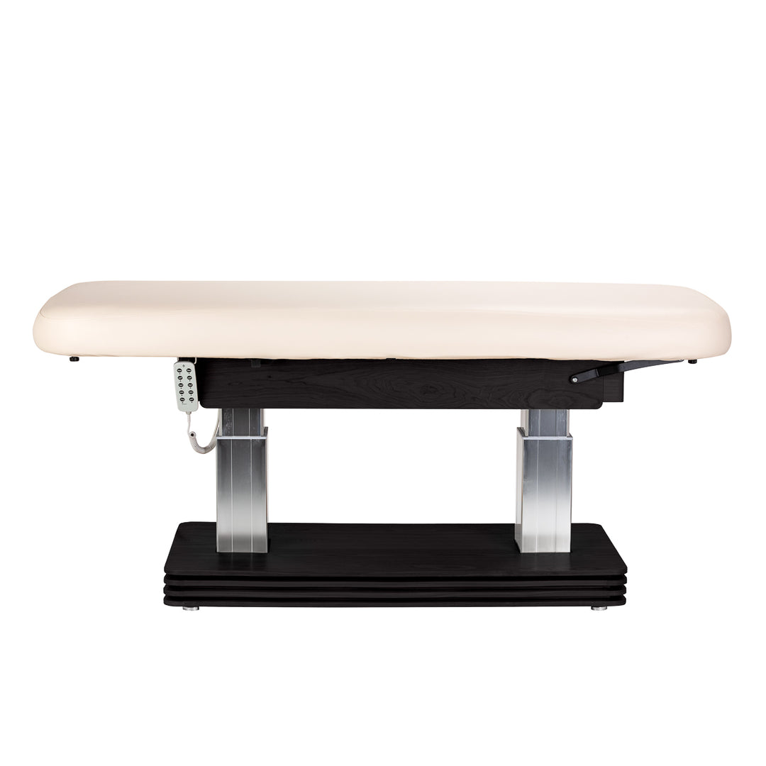 Lettino da massaggio elettrico Sillon Comfort Crema-Nero - immagine 6