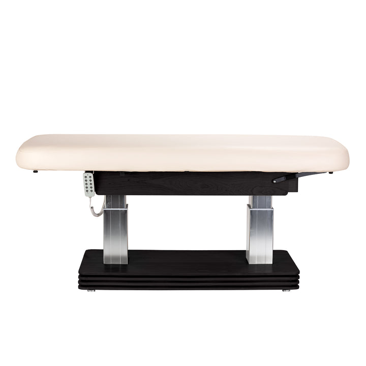 Lettino da massaggio elettrico Sillon Comfort Crema-Nero - immagine 6