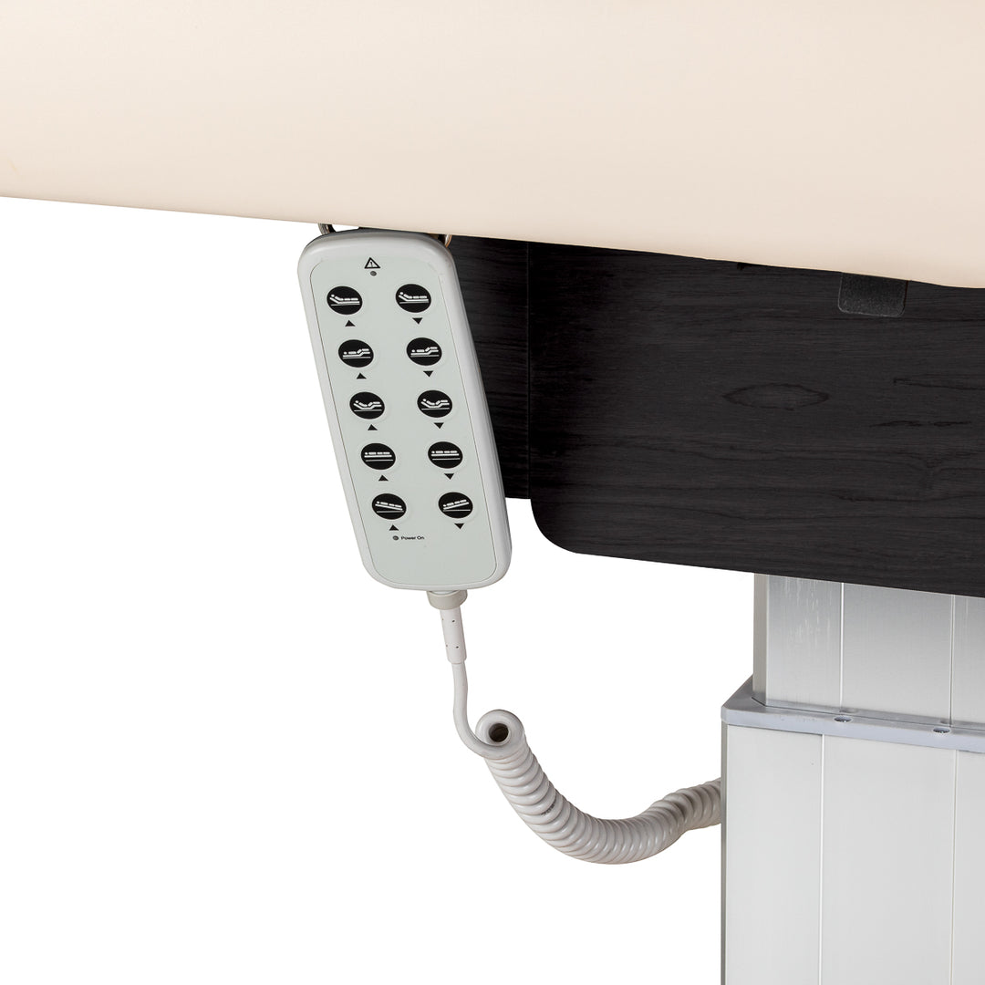 Lettino da massaggio elettrico Sillon Comfort Crema-Nero - immagine 7