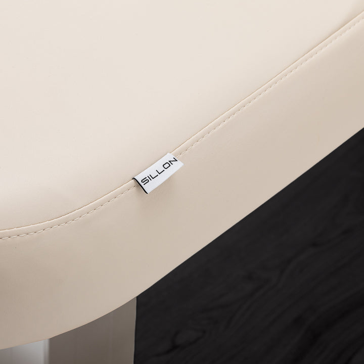 Lettino da massaggio elettrico Sillon Comfort Crema-Nero - immagine 14