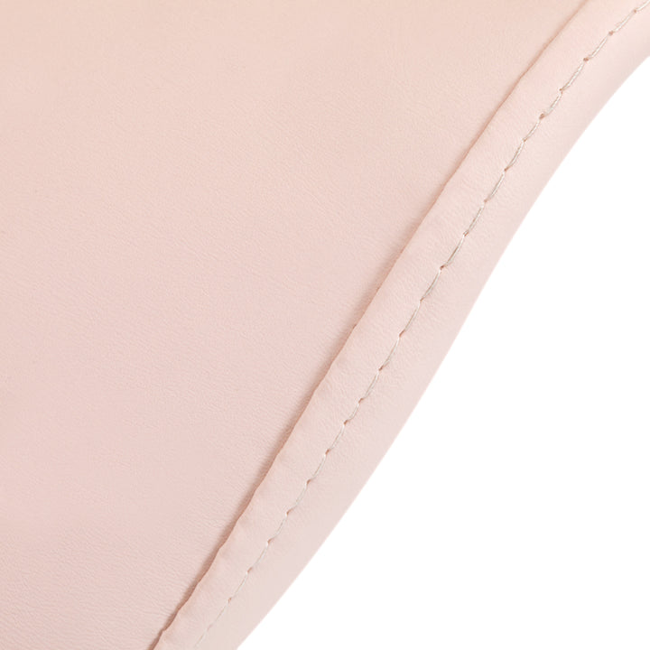 Sgabello Ergonomico con Ruote e Schienale 6001 Rosa - immagine 6