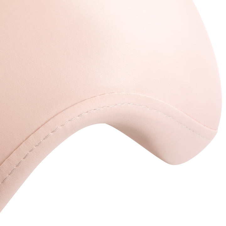 Sgabello Ergonomico con Ruote e Schienale 6001 Rosa - immagine 7