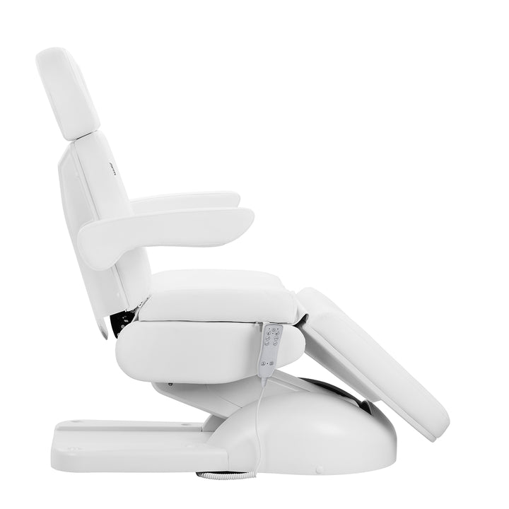 Lettino da massaggio elettrico Azzurro Lux 3 motori con riscaldamento Bianco - immagine 4