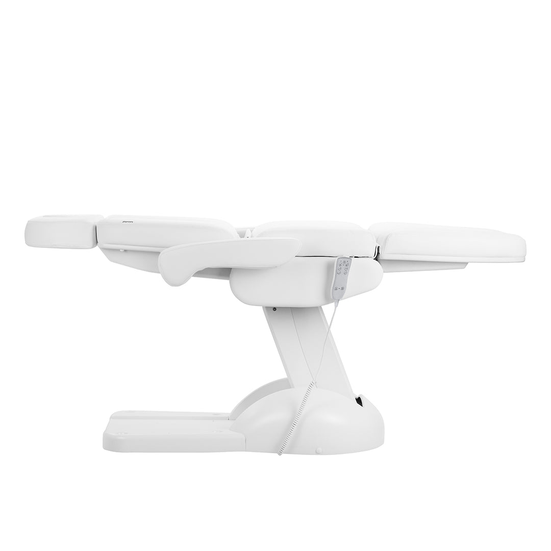Lettino da massaggio elettrico Azzurro Lux 3 motori con riscaldamento Bianco - immagine 6