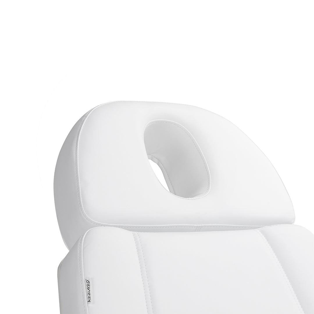 Lettino da massaggio elettrico Azzurro Lux 3 motori con riscaldamento Bianco - immagine 9