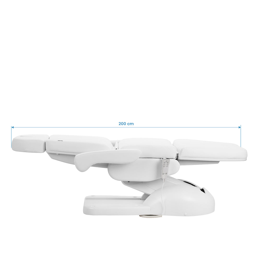 Lettino da massaggio elettrico Azzurro Lux 3 motori con riscaldamento Bianco - immagine 14