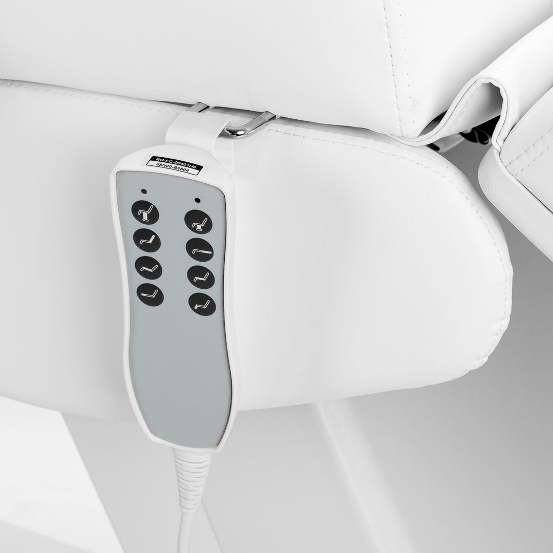 Lettino da massaggio elettrico Azzurro Lux 4 motori Bianco - immagine 11
