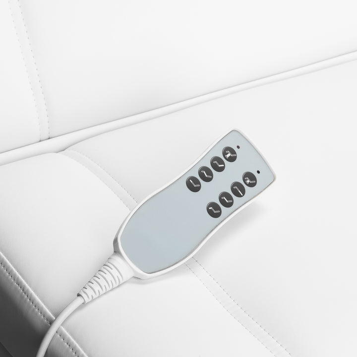 Lettino da massaggio elettrico Azzurro Lux 4 motori Bianco - immagine 17