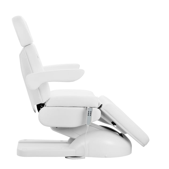 Poltrona Estetica Elettrica Azzurro Lux Pedi con 3 Motori Bianco - immagine 4