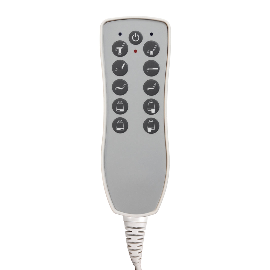 Lettino da massaggio elettrico Azzurro Lux 5 motori Bianco - immagine 17
