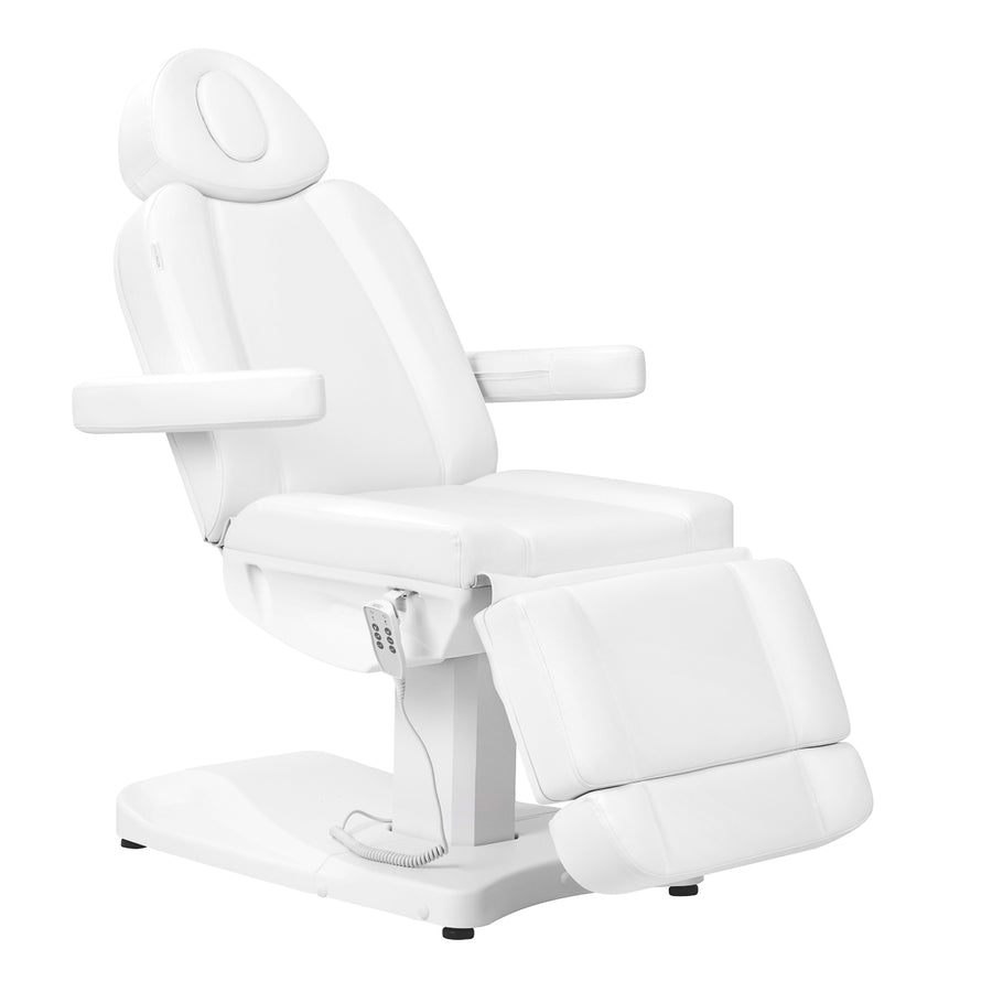 Lettino da massaggio elettrico Azzurro 803D 3 motori Bianco