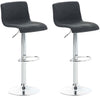 Set da 2 Sgabelli da Bar 105 Tessuto Grigio scuro