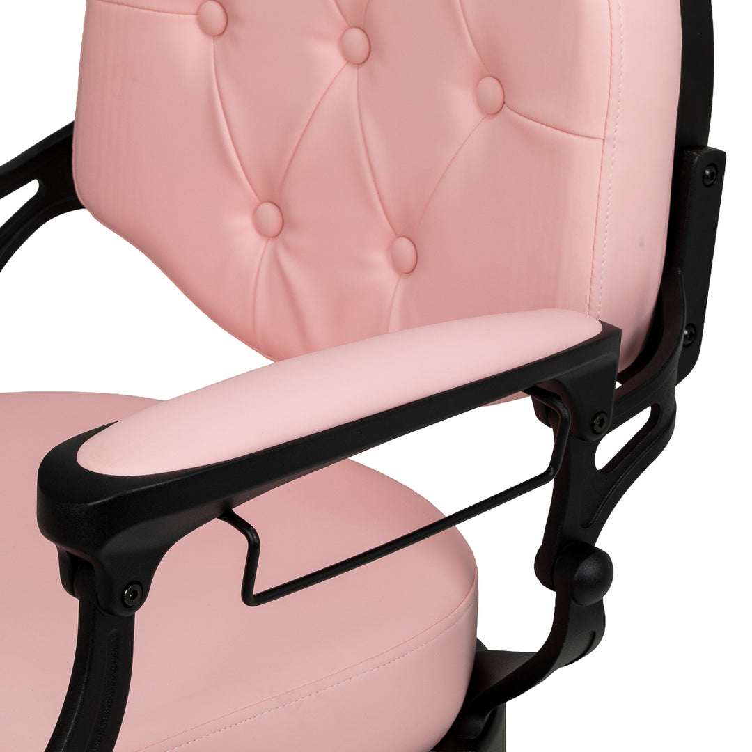 Poltrona da barbiere Gabbiano President Rosa-Nero - immagine 17