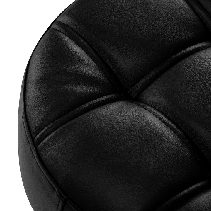 Sgabello con Ruote Gabbiano D054G Nero-Oro - immagine 4