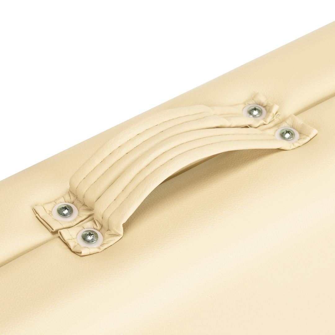 Lettino da massaggio pieghevole in alluminio Balance 2 zone crema