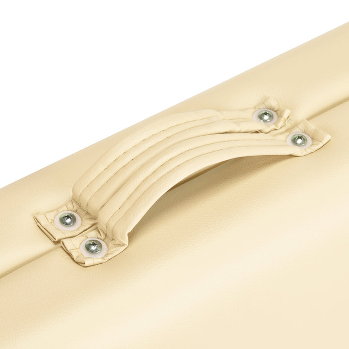 Lettino da massaggio pieghevole in alluminio Balance 2 zone crema