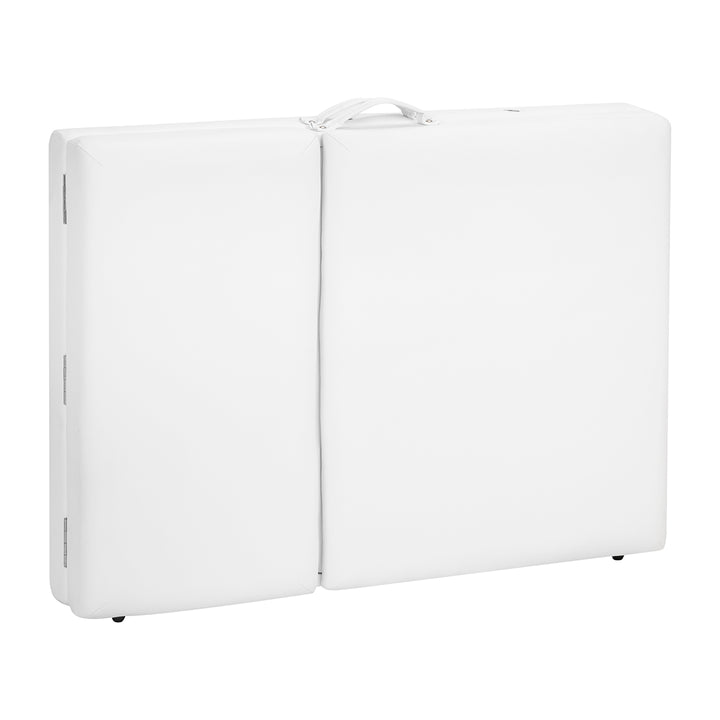 Lettino da massaggio pieghevole in alluminio Balance 3 zone bianco