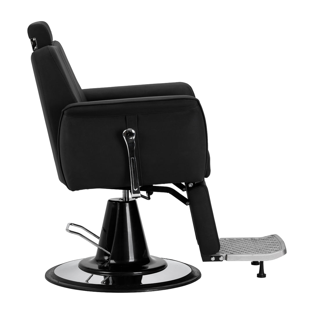 Poltrona Barbiere Gabbiano Athena Nero - immagine 4