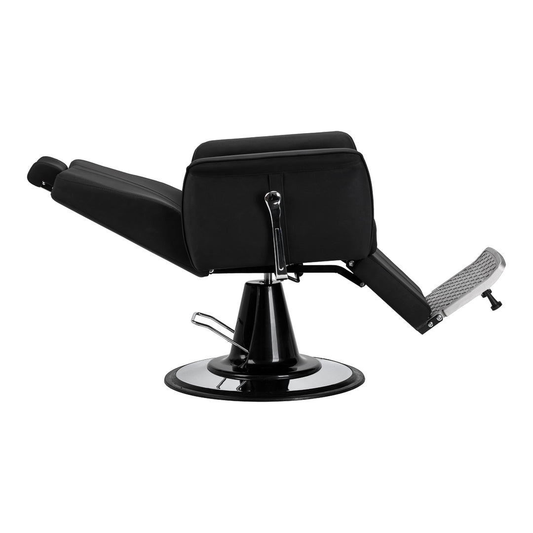 Poltrona Barbiere Gabbiano Athena Nero - immagine 5