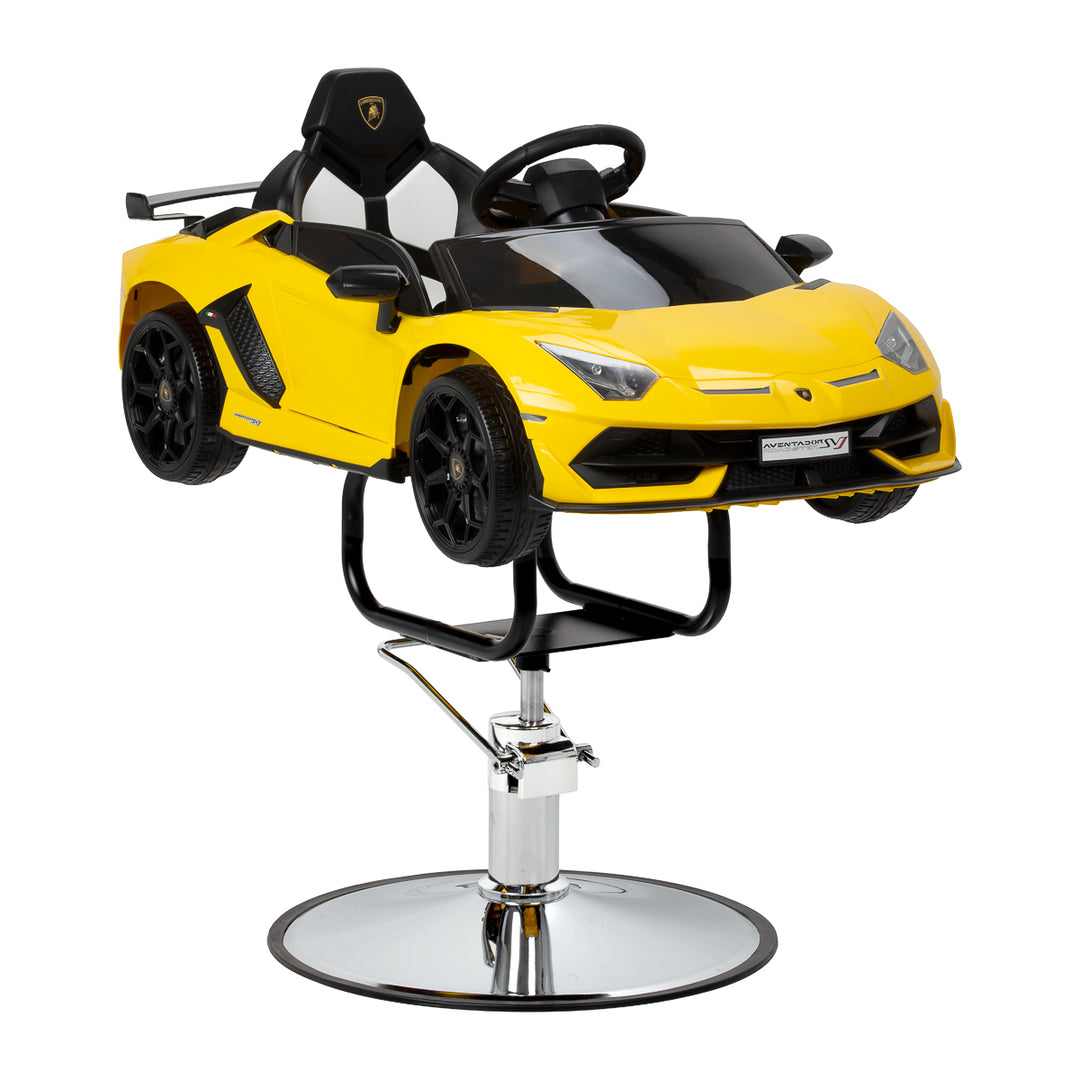 Poltrona parrucchiere bambino Auto Lamborghini Giallo