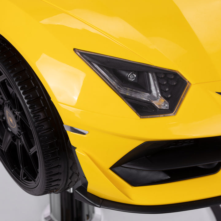 Poltrona parrucchiere bambino Auto Lamborghini Giallo - immagine 5