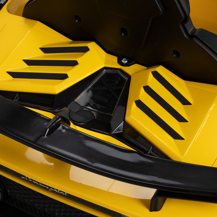 Poltrona parrucchiere bambino Auto Lamborghini Giallo - immagine 8