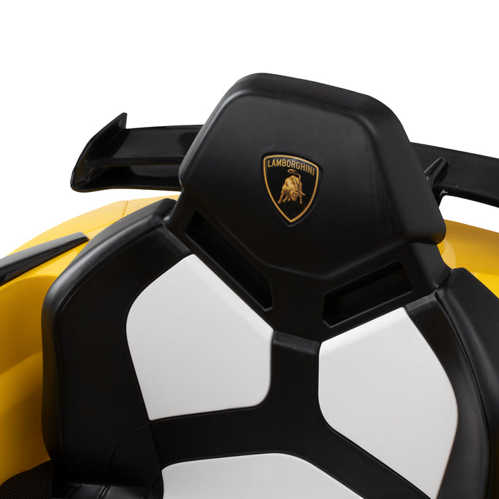 Poltrona parrucchiere bambino Auto Lamborghini Giallo - immagine 10