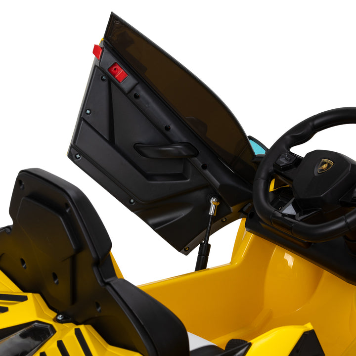 Poltrona parrucchiere bambino Auto Lamborghini Giallo - immagine 13