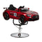 Poltrona parrucchiere bambino Auto Mercedes Rosso