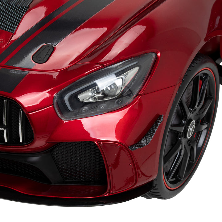 Poltrona parrucchiere bambino Auto Mercedes Rosso - immagine 7