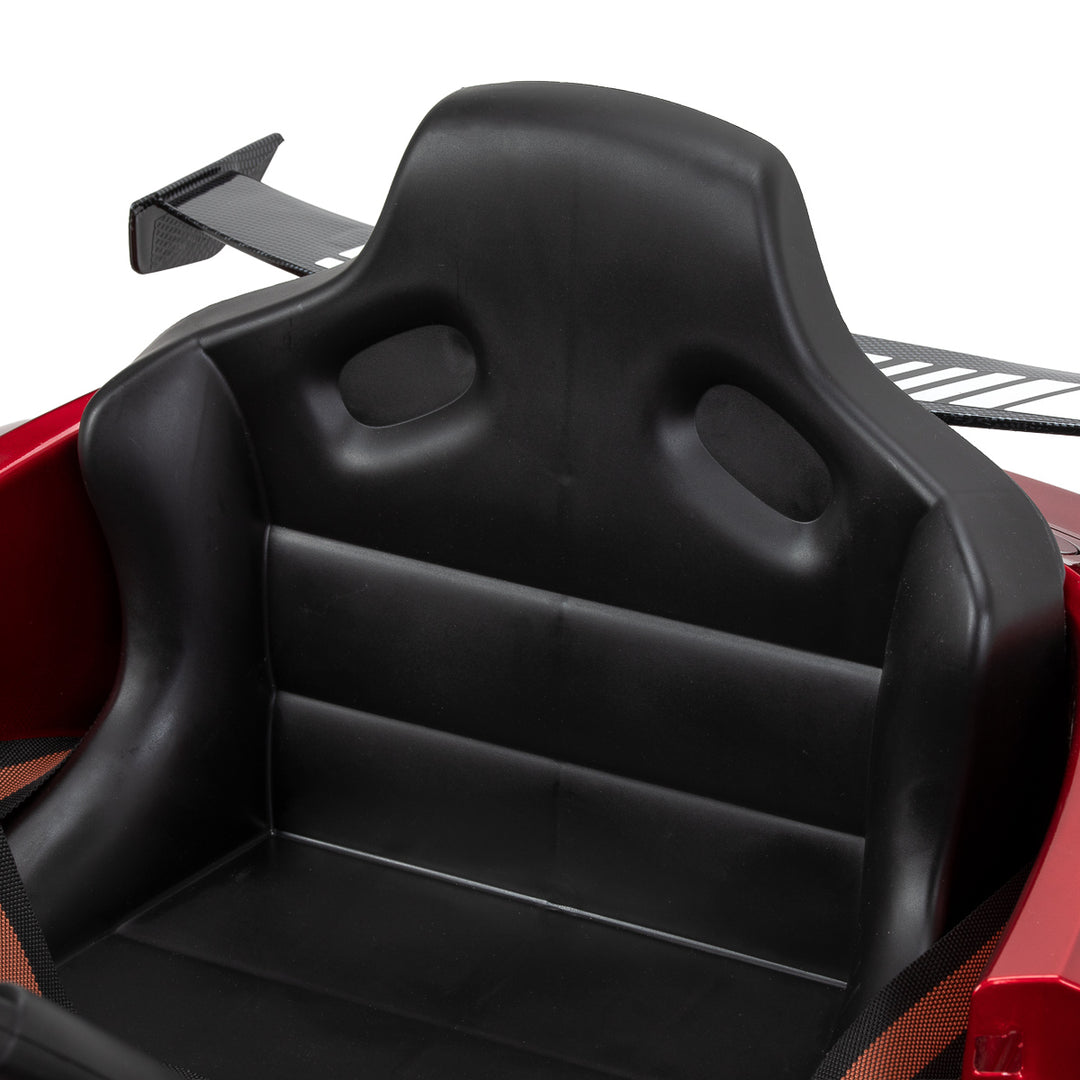 Poltrona parrucchiere bambino Auto Mercedes Rosso - immagine 8
