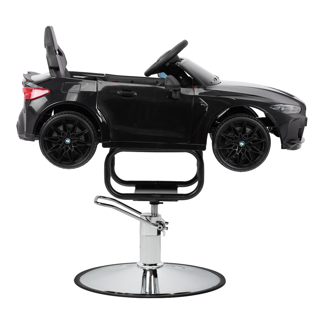 Poltrona parrucchiere bambino Auto BMW Nero - immagine 2