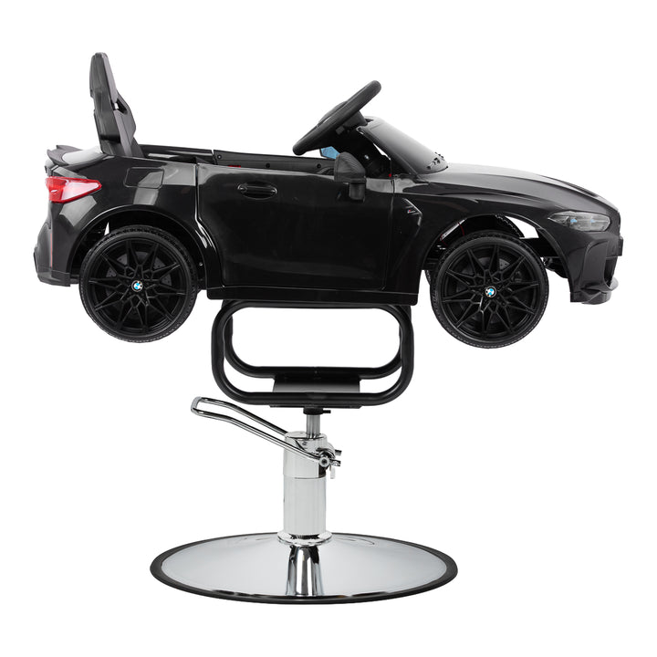 Poltrona parrucchiere bambino Auto BMW Nero - immagine 2