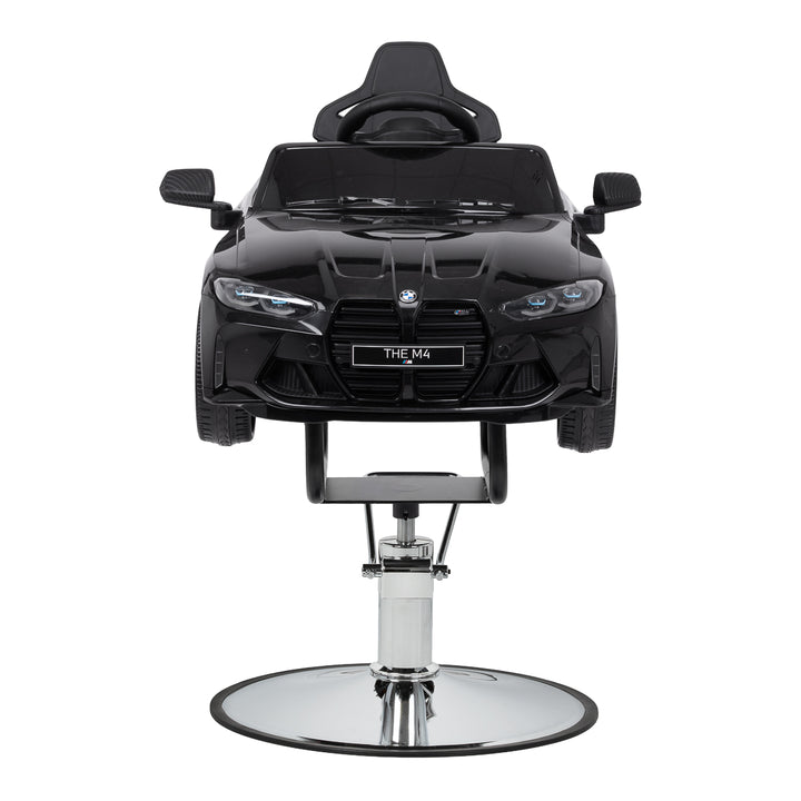 Poltrona parrucchiere bambino Auto BMW Nero - immagine 3