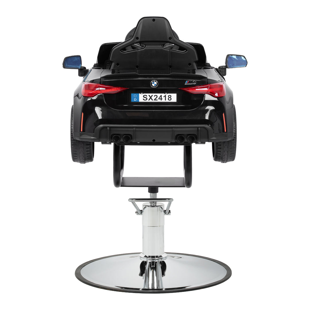Poltrona parrucchiere bambino Auto BMW Nero - immagine 5