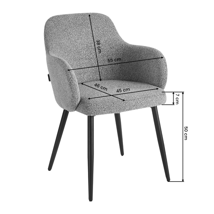 Sedia 4Rico Intra Grigio - immagine 8
