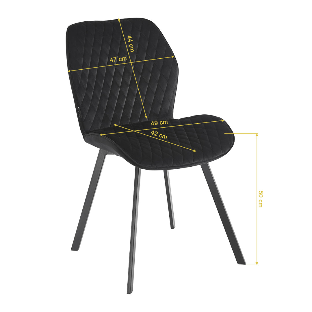 Sedia 4Rico Vetro Nero - immagine 8